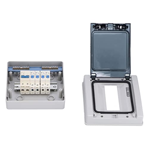 Boîte de disjoncteur étanche IP65 4 voies avec interrupteur 2P 100A Ausla