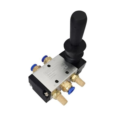 Vanne 4H210-08 commande pneumatique à réinitialisation instantanée par levier 5/2 - 2