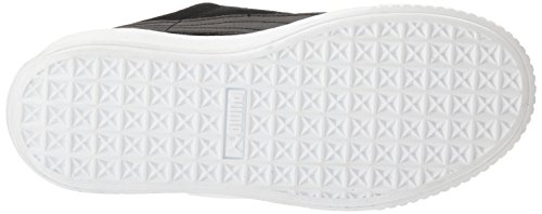 Puma Unisex-Child Suede Platform Sneaker, Black Black, 6 M Us Big Kid #TOP3