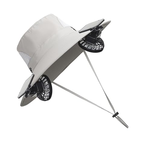 Chapeau d'extérieur détachable avec ventilateur de réfrigération USB haute autonomie
