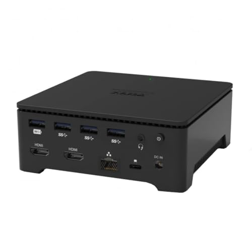 Port Connect Station d'accueil Double écrans 2X 2k USB-c 100w pour 8 périphériques Noire