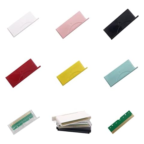 New Replacement Card Slot Cover Case Dust Proof Cover Dust Plug Case Cap for DS Lite NDS Lite NDSL Console Transparent White Cover