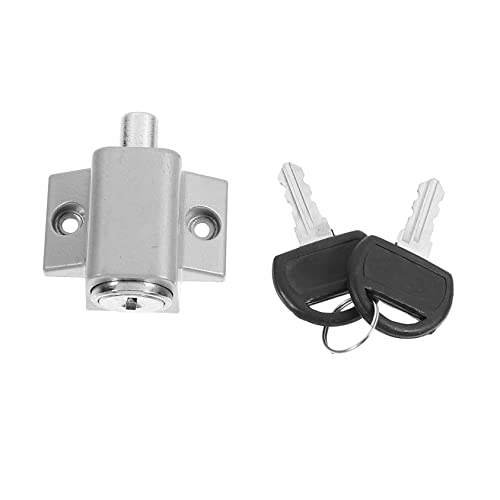 HOMSFOU Verrouillage De Sécurité Pour Fenêtres Et Portes Coulissantes Avec Clé Limiteur Ouverture Anti-vol Pour Animaux Domestiques Accessoire De Sécurité Pour Maisons Bureaux Et