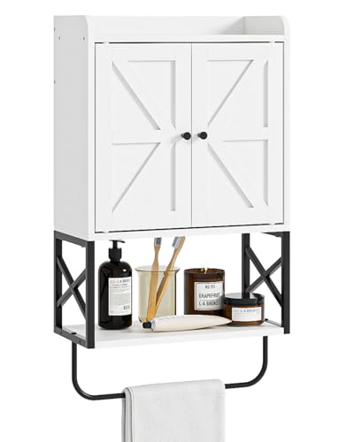 Apetaccat Badezimmerschrank hängend, Weißer Medizinschrank im...