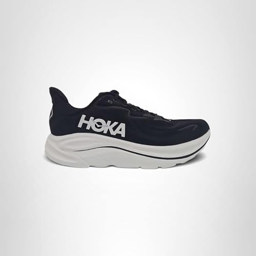 HOKA HOKA Clifton 10 Mens Shoes Size 9, Color: Black/White