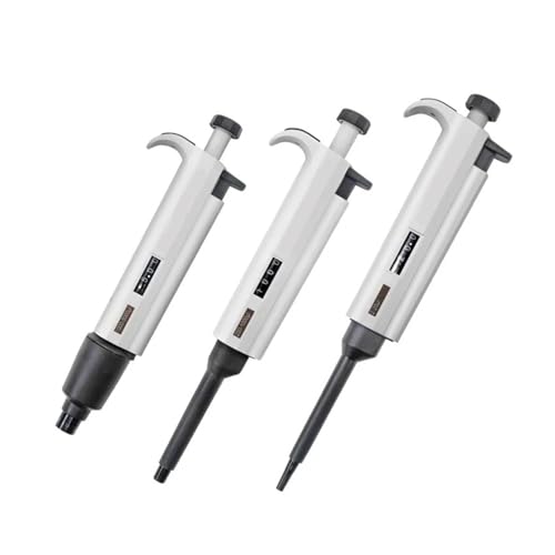 Pipette monocanal de laboratoire réglable 0.1-2.5ul en plastique