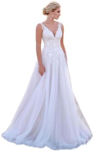 Cycloploid Lace Tulle Country Wedding Dresses for Bride 2026 A-Line