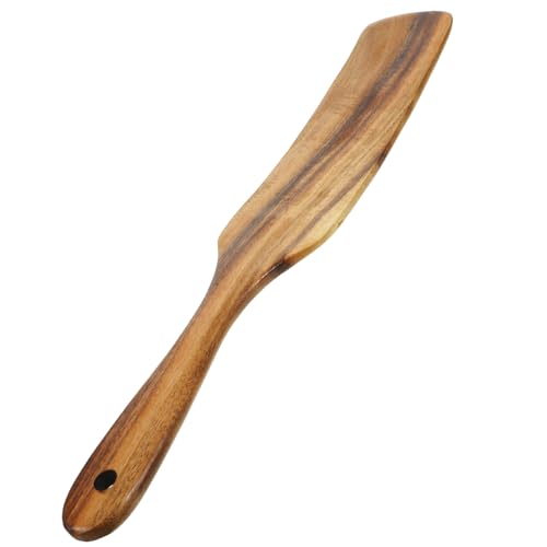 LABRIMP Espátula De Madera Para Cocinar Espátula De Mango Utensilios De Cocina Antiadherentes Herramienta De Cocina De Madera Para Usar Raclette Para Uso Diario