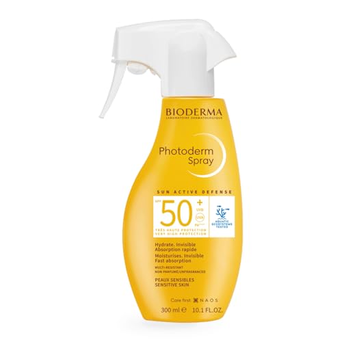 BIODERMA Photoderm Spray SPF50+ Crème solaire très haute protection - Peaux sensibles -...