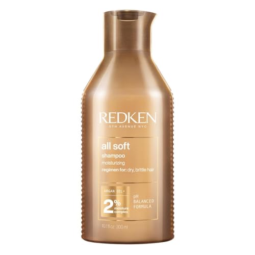 Redken Shampoo professionale All Soft, Shampoo Idratante per Capelli Secchi e Fragili, 300 ml