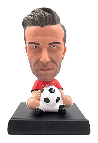 Image of AUGEN Super Hero David Beckham Action Figure Limited Edition Bobblehead with Mobile Holder for Car Dashboard, Office Desk & Study Table (Pack of 1)