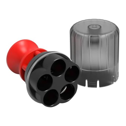 Speed Loader for .38 Special/.357 Magnum Revolvers,5-Shot Revolver Speed Loaders Fits S&W 10,60,360,442, 637,640,642; Taurus 85,350,605; Ruger SP101; Colt Detective Special; Rossi 68(1Pack) Cover