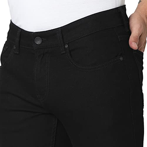 Image of Spykar Men's Kano Slim Fit Mid-Rise Jeans (Ankle Length)