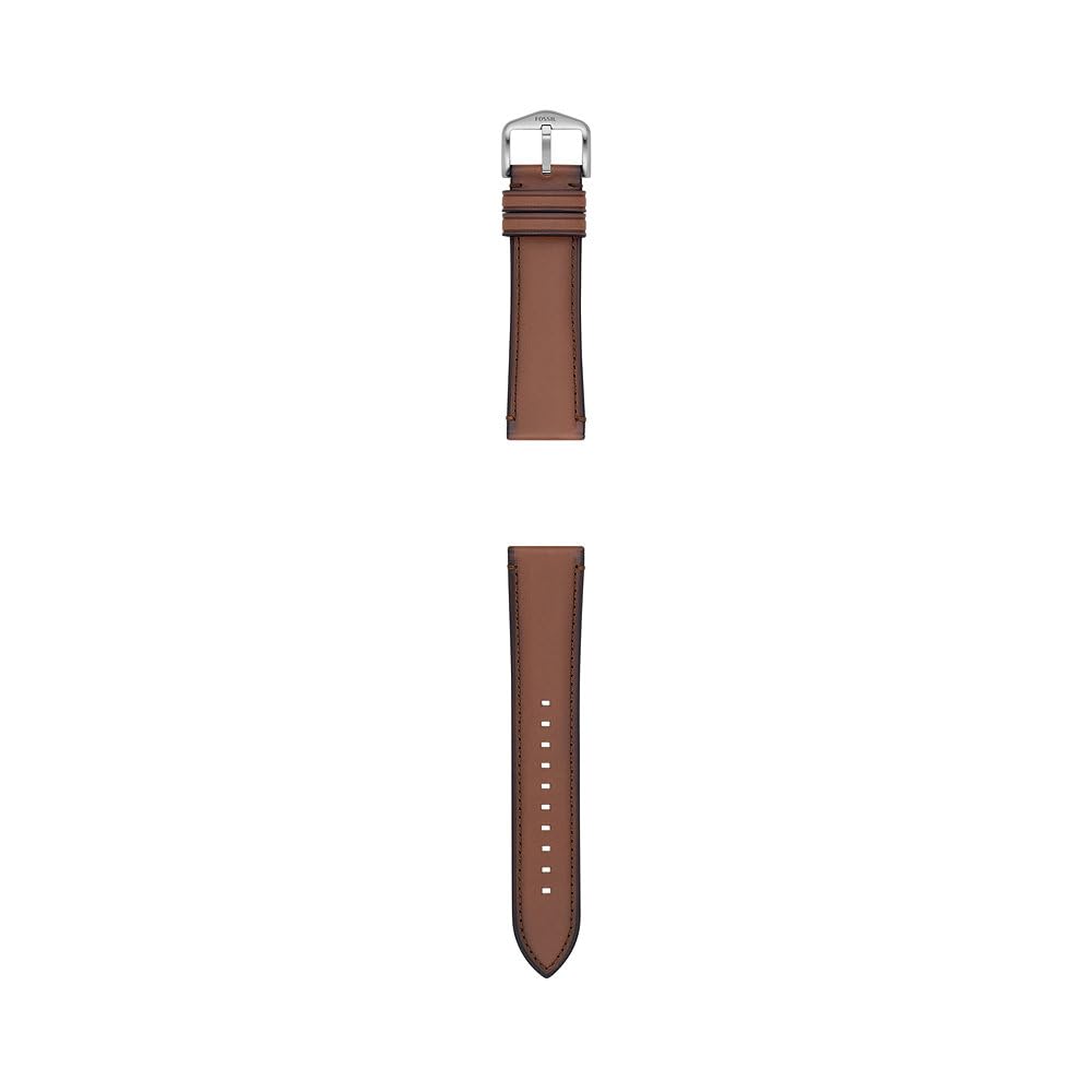 Fossil Correa de Reloj de Piel de 22 mm para Hombre