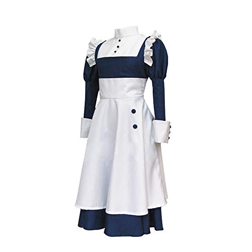 Updayday Anime Black Butler MEY-RIN Cosplay Kostüm Halloween Schürze Kleid Anzüge Cosplay Kostüm Halloween Cosplay Kostüm Kostüm für Frauen Mädchen Cover
