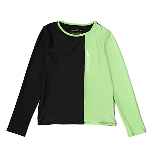 Speedo Girl's Uv Swim Shirt Long Sleeve Rashguard