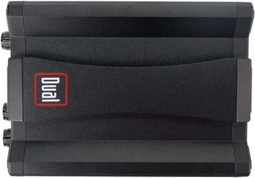 Dual Electronics DBTMA100 Black Micro 2 Channel Class-D Amplifier | 3.5 mm AUX Input | Stereo RCA Outputs | 100 Watts Peak Power | Up to 100ft of Wireless Bluetooth Range