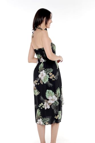 Image of Matchable Couple Hawaiian Shirt or Dress Signature Prints Pineapple | Sold Individually; Matchable Couple Collection; Soft Comfortable Fabric; Signature Tropical Prints; Vacation Ready