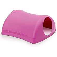 Lixit Critter Hollow Igloo Hidaway Home for Guinea Pigs, Chinchillas, Rats and Other Small Animals Pink, 1 Pack