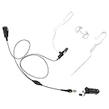 ArrowMax ASK8510C-HR6M-PTT-HA01 Raven QD Series 2-Wire Long Wire Surveillance Kit Earphone Compatible with Harris XG-100 XG-100P XL-150 XL-150P XL-185 XL-185P XL-185Pi XL-185Pi XL-200 XL-200P XL-200Pi