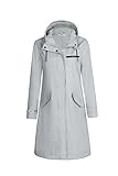 【Weiches,Leicht gefüttert 】100% Polyester Futter fühlt sich weich und glatt an, ist leicht zu waschen und schnell zu trocknen.Eine Regenjacke mit gefüttert leitet Feuchtigkeit besser ab.Belüftungslöcher in den Unterarmen, um die Atmungsaktivität des Regenmantel zu erhöhen.