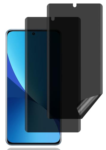 Privacy Pellicola Protettiva per Xiaomi 12/Xiaomi 12X [2 Pezzi],Pellicola Protettiva Anti-Spy,Anti-Spia TPU Film,Antigraffio,Senza Bolle,Anti-Spia Privacy Protezione Schermo per Xiaomi 12/Xiaomi 12X