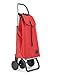 Chariot de course Rolser I-Max MF 4 Roues Pliante - Rouge