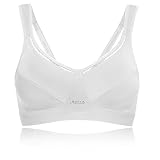us sports today Gepolsterter Verschluss Shock Absorber Damen Sport-BH Active Classic Support, weiß, 85C EU - 38C US, 331102-1000