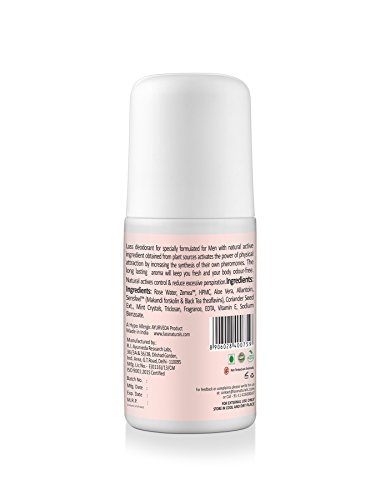 Lass Naturals Whitening Deodorant For Women Underarm Roll-On With Liquorice And Vitamin E Extracts, 50 Ml - Body Care #TOP2