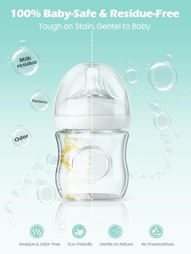 Image of 360PCS Official Detergent Cleaning Tablets: for Baby Brezza Grownsy Papablic Momfann Bottle Washer - Baby Bottle Washer Tablets for All Brands Bottles Washers Machines