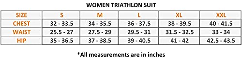 Sparx Women Triathlon Suit Tri Short Racing Cycling Swim Run (Medium, Aqua) - Thumbnail 6