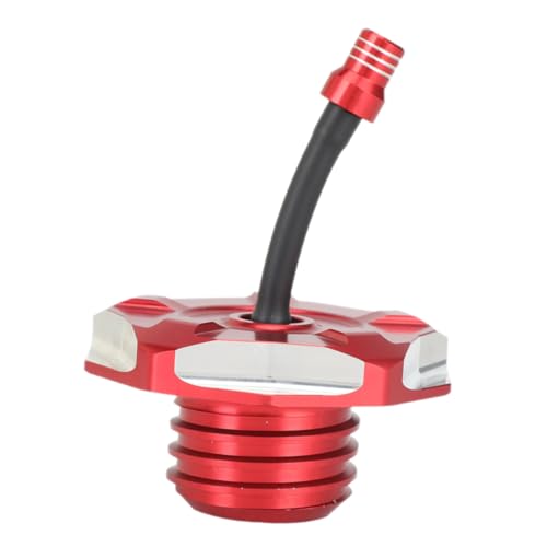 Capuchon de réservoir de carburant rouge aluminium de remplacement