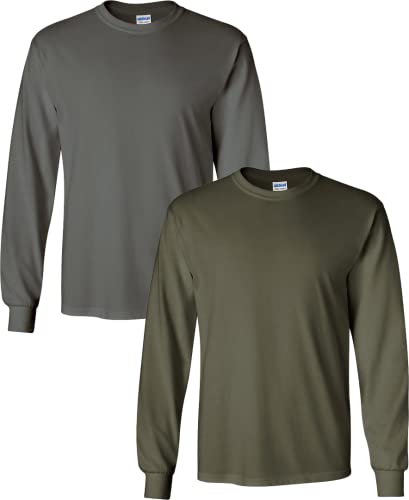 Image of Gildan Men's Ultra Cotton Long Sleeve T-shirt, Style G2400