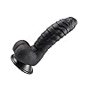 SXOVO Klassische Dildo für Frauen,17.5CM Riesiger Silikon Dildos Realistischer Penis mit Starker Saugnäpfe Analdildo Anal Plug Sex Toy Sexspielzeug für Frauen Männer Couples Adults Sex Games (Schwarz) #3