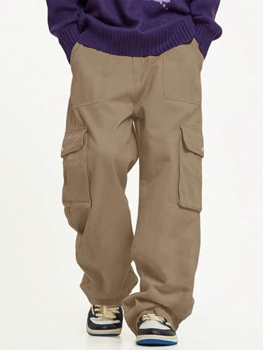Image of Lymio Cargo for Men || Cotton Cargo Pant || Drawstring Waist Pant (Also Available in Plus Sizes) (141-144)