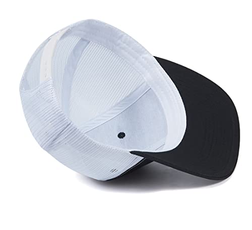 Image of Quanhaigou Trucker Hat - Mesh Snap Back - Unisex Adjustable Baseball Cap - Outdoor Hats for Men Women
