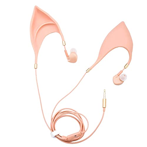 SGerste in-Ear Headphones, Elf Earphones Over Ear-Noise Isolating Hands-Free Headset with Mic for iPhone/iPad Android/Computer