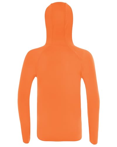 Image of Boys Rash Guard Hoodie UPF 50+ Long Sleeve Sun Protection Swim Shirt