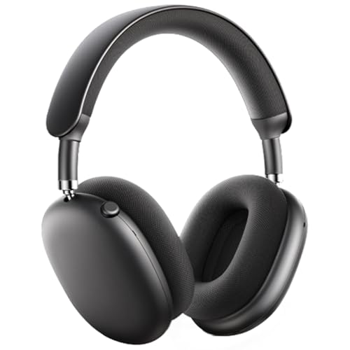 Picun F8 Pro Hybrid Active Noise Cancelling Headphones with Multiple Modes Wireless Over-Ear Bluetooth Headphones 140H Playtime Customizable Sound Head Tracking USB-C Charge Travel Office Gray