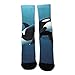 UTRSIFB Girl's Dress Decor Boots Socks, Fashion Breathable All Season Mid Calf Socks, Soft Cozy Stockings Ocean Animal Orca Whale
