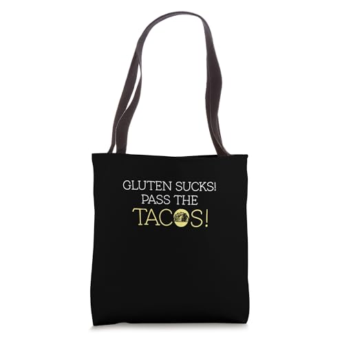Bolso Tote con diseño Gluten Sucks Pass The Tacos miniatura 1