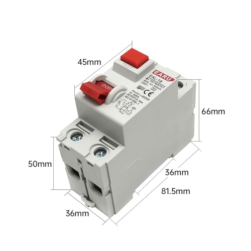 Disjoncteur différentiel 2P 10A 10MA Type A interrupteur de sécurité