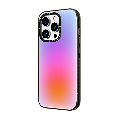 Casetify Impact Iphone 14 Pro Case [4X Military Grade Drop Tested / 8.2Ft Drop Protection/Compatible With Magsafe] - Color Cloud: A New Thing Is On The Way - By Jessica Poundstone - Glossy Black #TOP2