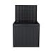 Ondis24 City Cube, Kunststoff Box - Abschließbare Poolbox, Paketbox, Gartenbox Wasserdicht, 110L, Anthrazit, 55x43x53cm Außenmaß, 75Kg Gewichtsbelastbarkeit. Ideal für Wohnungs- & Gartenbesitzer