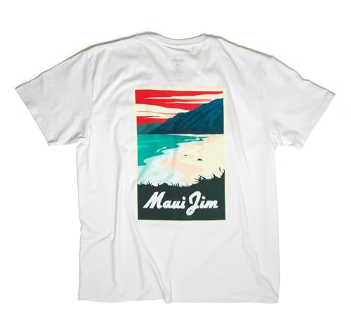 Maui Jim Retro Shirt Mode Femme en coton léger style vintage décontracté