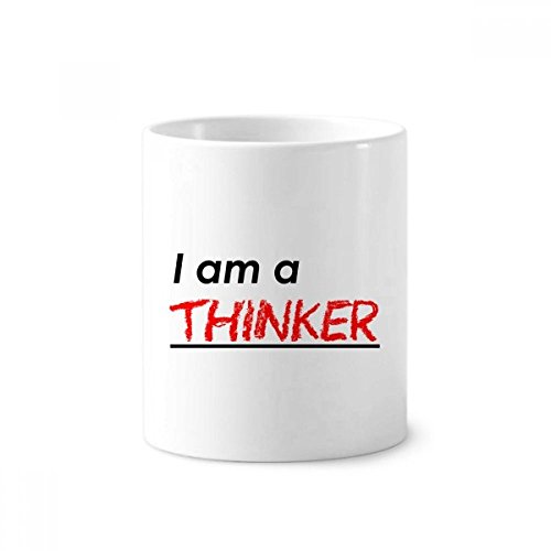 Mug Penseur en céramique cadeau original tasse blanche de 350 ml
