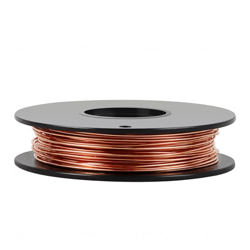 14 Gauge/1.6 mm 26 feet 5 oz 99.9% Dead Soft Copper Wire for Electroculture Gardening Jewelry Making Beading Science Projects DIY Artwork Pure Bare Copper Wire