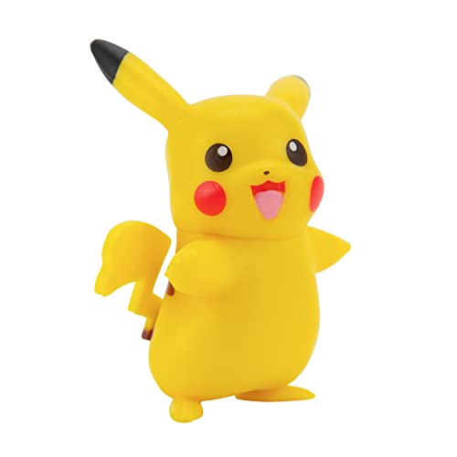 Bandai Pokémon 8 Figurines Battle Pikachu Rondoudou Jigglypuff Rocabot Rockruff Abra Farfuret Sneasel Métamorph Ditto Phyllali Leafeon et Magicarpe Magikarp JW2686 - vue 7