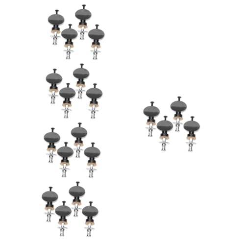 GOOHOCHY 5sets Ukulele Tuning Pegs String Pegs for Ukulele Metal Plastic Tuning Set 4pcs*5