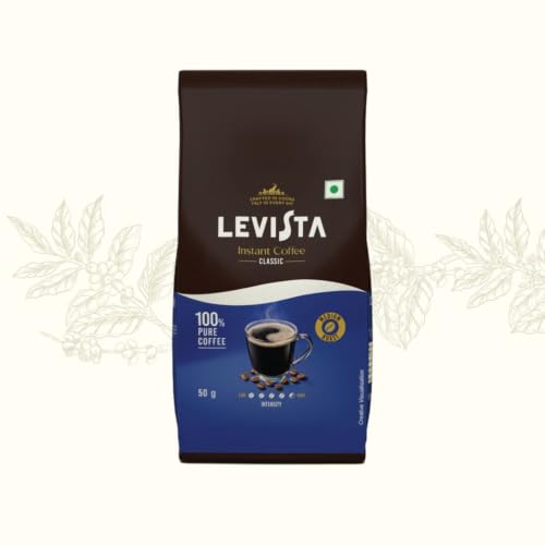 Image of Levista Classic Instant Pure coffee 50GM Pouch